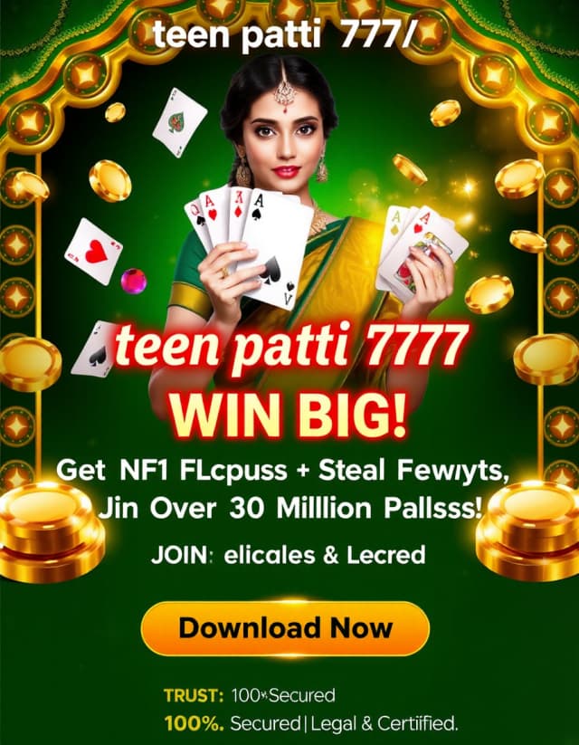 Teen Patti 777 Banner